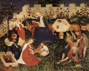 Upper Rhenish Master The Little Garden of Paradise painting